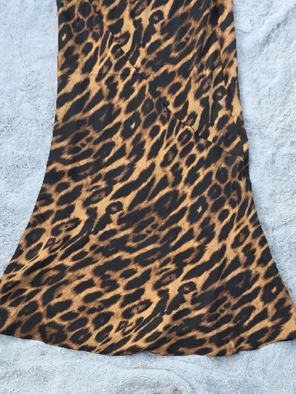 Commense Slim Leopard Print Maxi Skirt Small - Picture 8 of 9